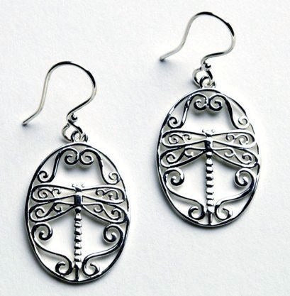 Dragonfly Earrings from the Southern Gates Pendants Collection