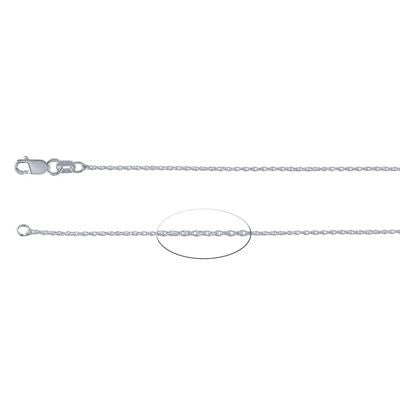 1mm Sterling Silver Rope Chain