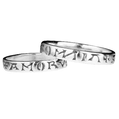 LATIN: AMOR VINCIT OMNIA - VIRGIL poesy ring