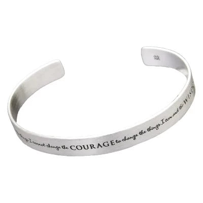 SERSERENITY PRAYER Sterling Silver Cuff Bracelet
