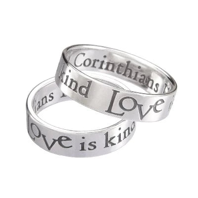 1 Corinthians 13:4 Poesy Ring ~ Love is Patient, Love is Kind