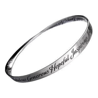 A Z Of Inspiration Bracelet in Sterling Silver