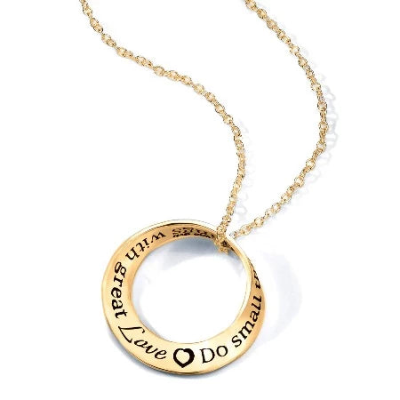 DO SMALL THINGS WITH GREAT LOVE - MOTHER TERESA Necklace