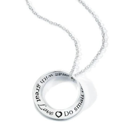 DO SMALL THINGS WITH GREAT LOVE - MOTHER TERESA Necklace