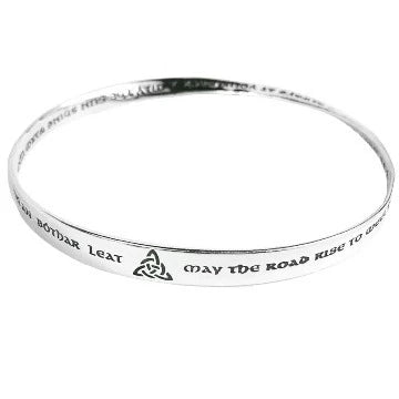 May The Road Rise To Meet You Sterling Silver Bracelet
