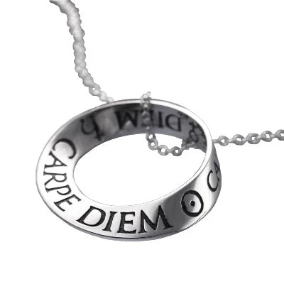 Carpe Diem Sterling Silver Necklace
