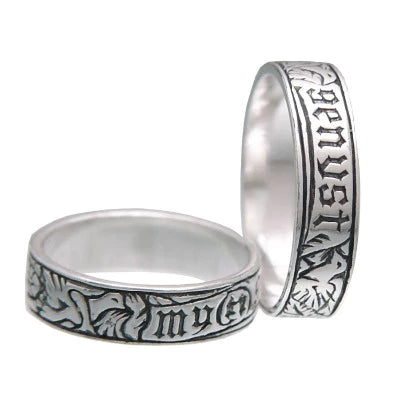 "Myn Gynst" German poesy ring