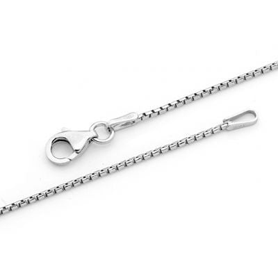 Sterling Silver Round Box Chain 1mm - Main Image