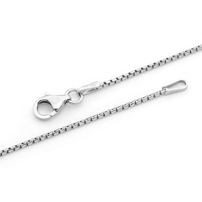 Sterling Silver Round Box Chain 1mm