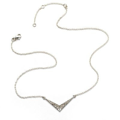 Chevron Necklace from the Southern Gates Jewelry Collection