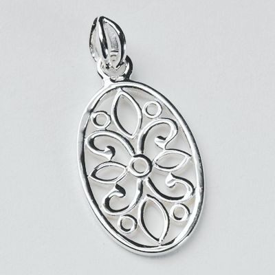 Southern Gates Necklace with Flower Design.