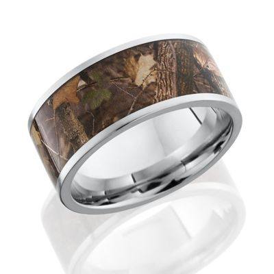 Cobalt Chrome Band with Woodland Camo inlay