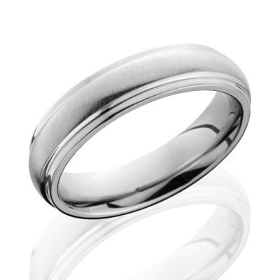 Cobalt Chrome Ring with a Satin & Polish Finish