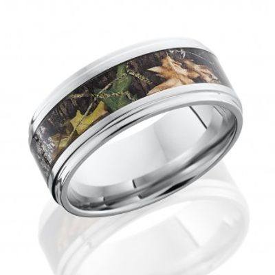 cobalt camo ring with "mossy oak" camo design