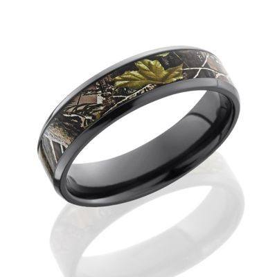 Zirconium Camo Ring featuring the "Realtree APG" Camouflage Inlay
