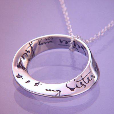 My sister, my friend Necklace in Sterling Silver
