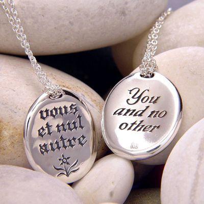 You And No Other Necklace in Sterling Silver or 14K Gold