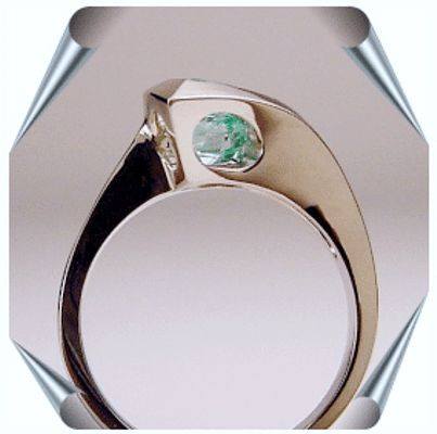 Created Spinel Ring from the Strellman's Delta Collection